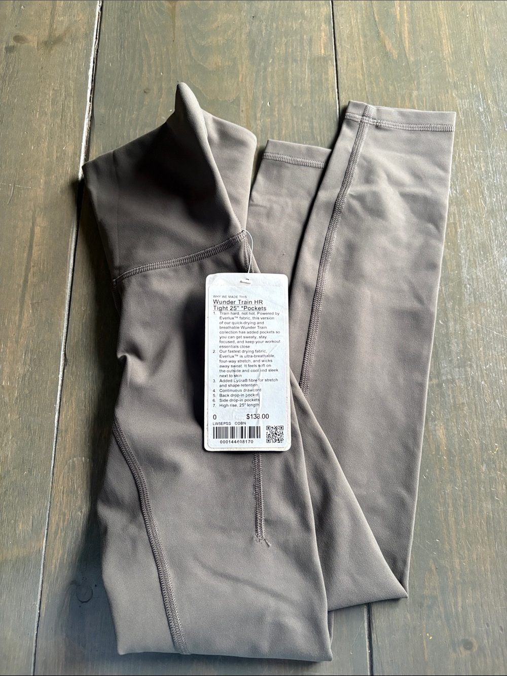 Wunder Train High-Rise Tight -Pockets 25" - Picture 3 of 5